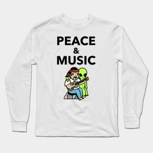 Peace And Music Long Sleeve T-Shirt